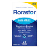 Florastor frasco frente mostrando diseño y cantidad de cápsulas