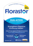 Florastor envase frontal mostrando 20 cápsulas y marca para confianza