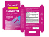 Florawell caja abierta mostrando cápsulas y blísteres para facilidad de uso