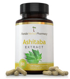Florida Herbal Pharmacy frasco frontal de Ashitaba 10:1 con 120 cápsulas, práctico y seguro
