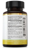 Detalle del polvo del extracto de Ashitaba y cápsula abierta Florida Herbal Pharmacy para ver textura