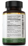 Florida Herbal Pharmacy cápsula en mano para comparar tamaño y dosificación
