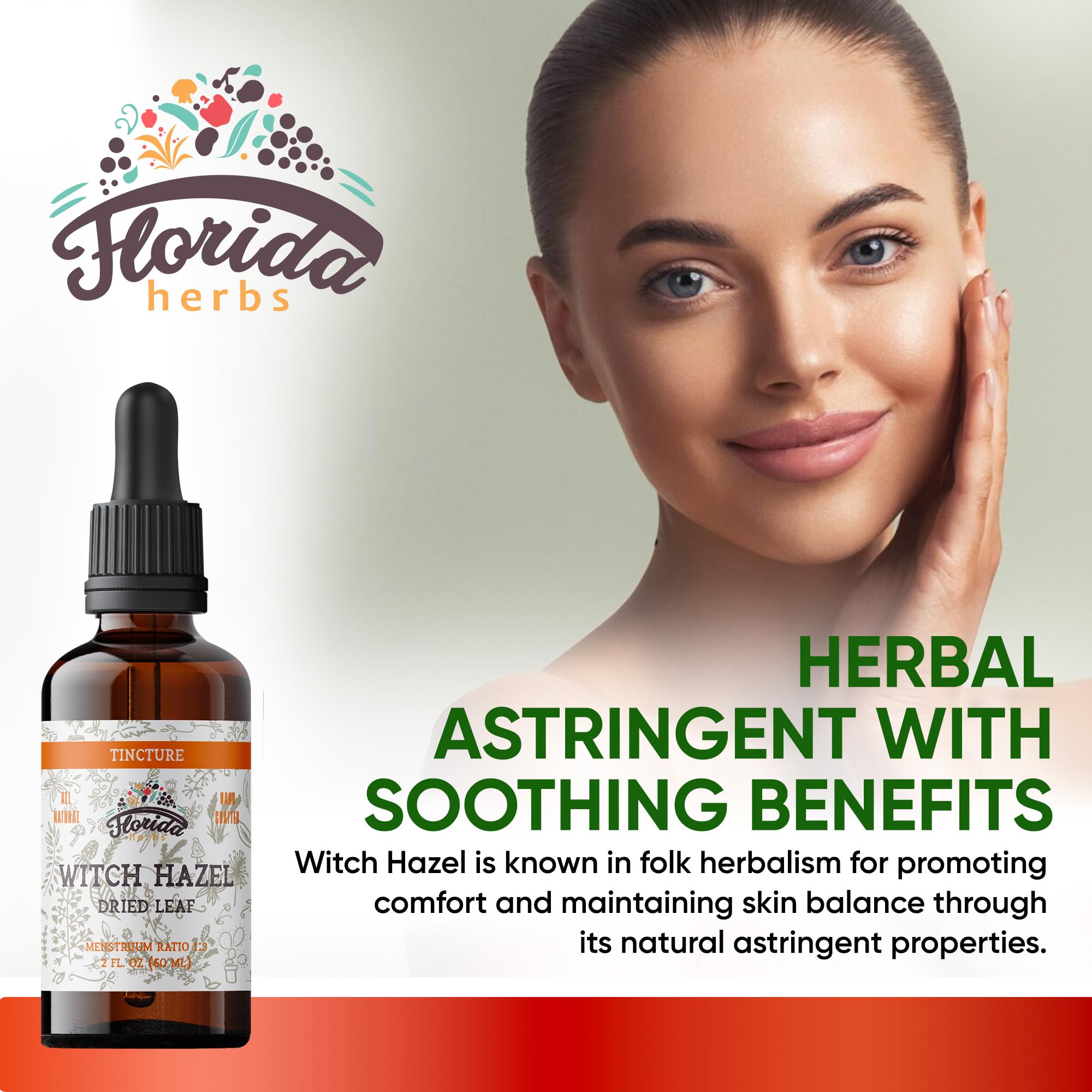 FLORIDA HERBS cuentagotas y textura de glicerina, fácil dosificación