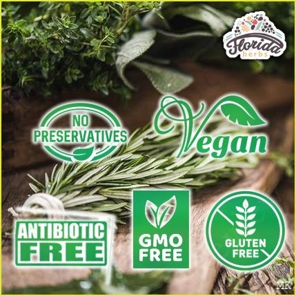 FLORIDA HERBS cuentagotas en mano al medir dosis, uso fácil y dosificable