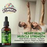 FLORIDA HERBS detalle de la etiqueta orgánica que resalta ingredientes y certificaciones limpias