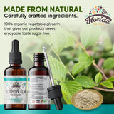 FLORIDA HERBS frasco con gotero demostrando dosificación precisa y cómoda