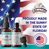 FLORIDA HERBS etiqueta con información clara de ingredientes y calidad