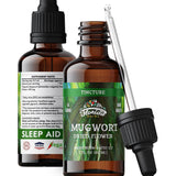 FLORIDA HERBS frasco frontal de extracto de artemisa para dosificación práctica