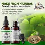 FLORIDA HERBS detalle de textura del líquido y color del extracto beneficioso