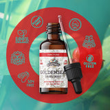 FLORIDA HERBS raíz de goldenseal cruda, origen vegetal claro