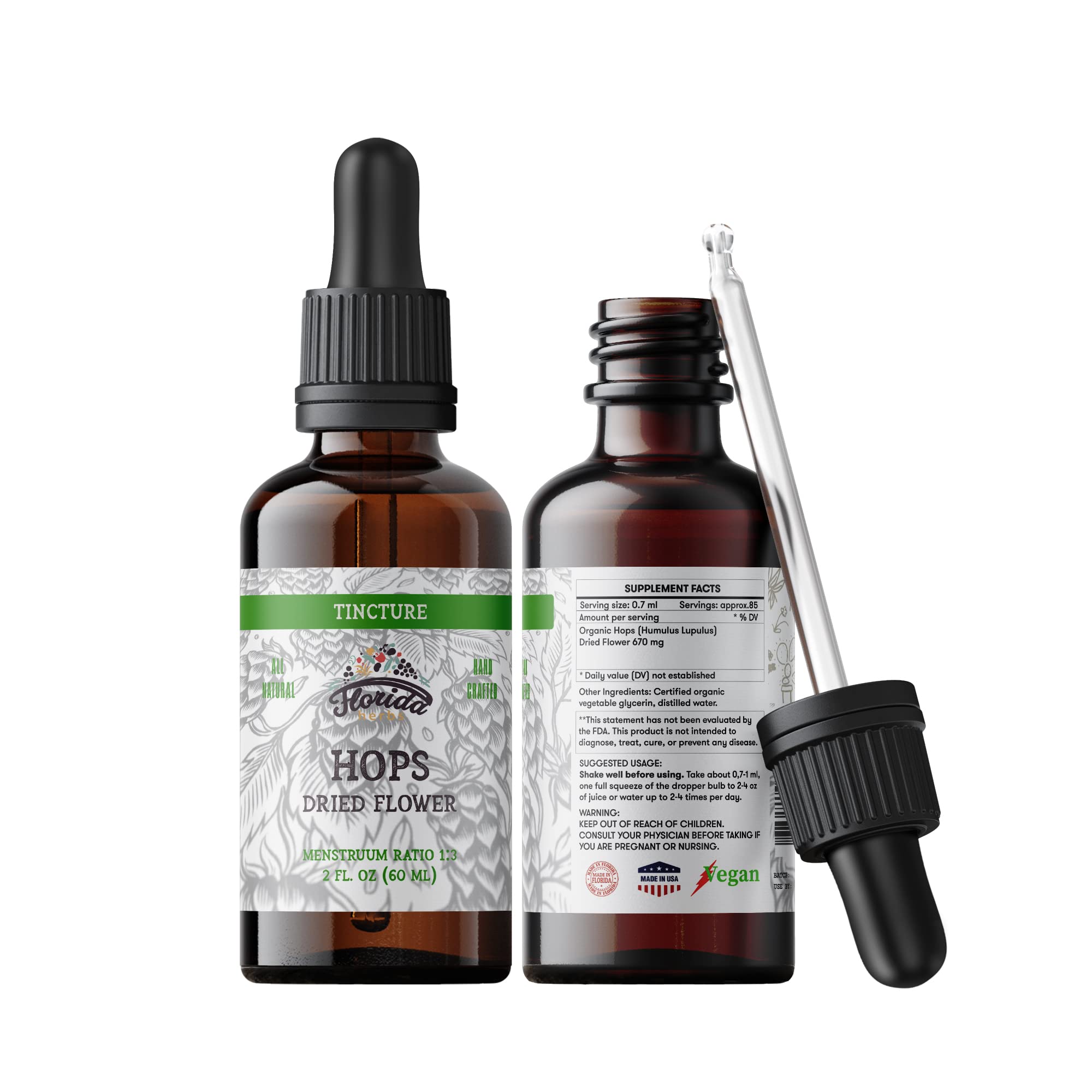 FLORIDA HERBS producto en ambiente herbal que sugiere uso cotidiano