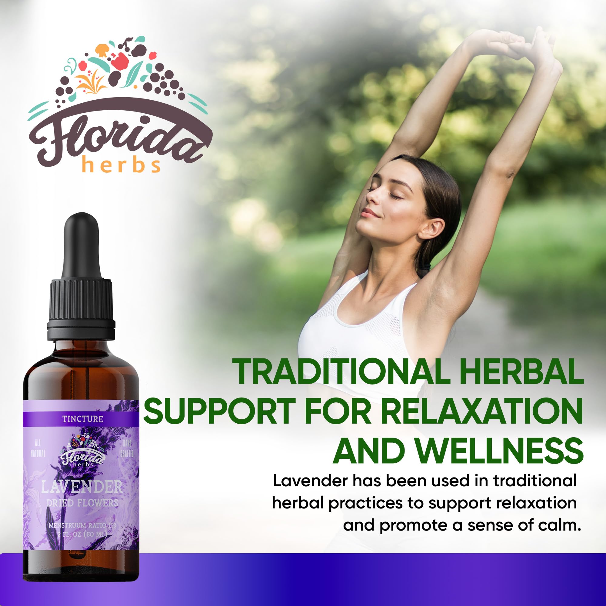 FLORIDA HERBS primer plano del líquido y textura, muestra pureza y concentración
