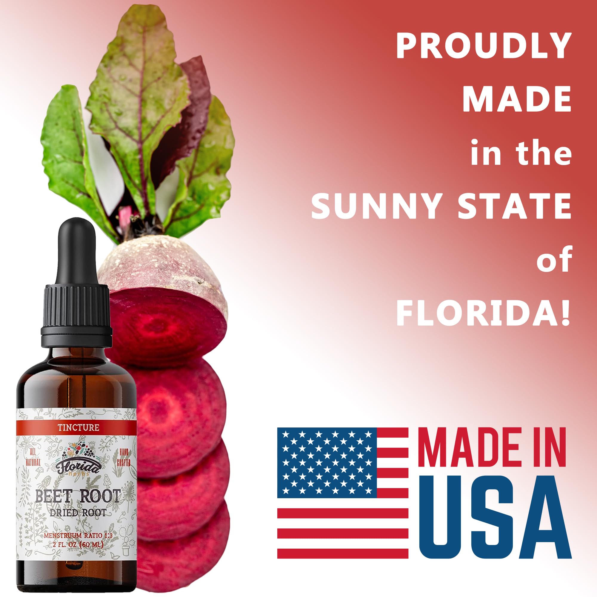 FLORIDA HERBS etiqueta con información nutricional y certificaciones, transparencia en el producto