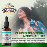 FLORIDA HERBS textura del líquido sin alcohol mostrando consistencia suave