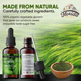 FLORIDA HERBS gota de glicerina vegetal con textura para una mezcla suave y sin alcohol