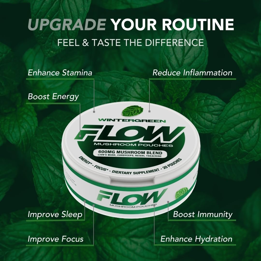 Flow Pouches paquete de 5 latas con 100 sobres ideal para reposición