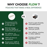 Flow Pouches en escena de trabajo para mejorar concentración y productividad