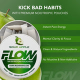 Flow Pouches sobre primera plana mostrando la textura y tamaño del pouch para uso discreto