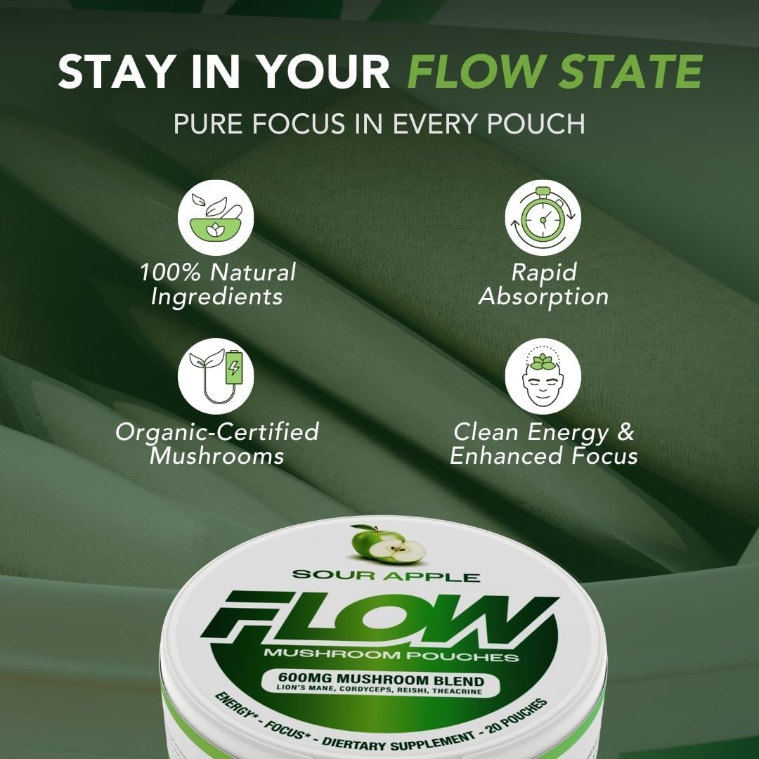 Persona colocando Flow Pouches bajo el labio mostrando uso fácil y manos libres