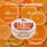 Flow Pouches uso sublingual en oficina mostrando discreción y enfoque