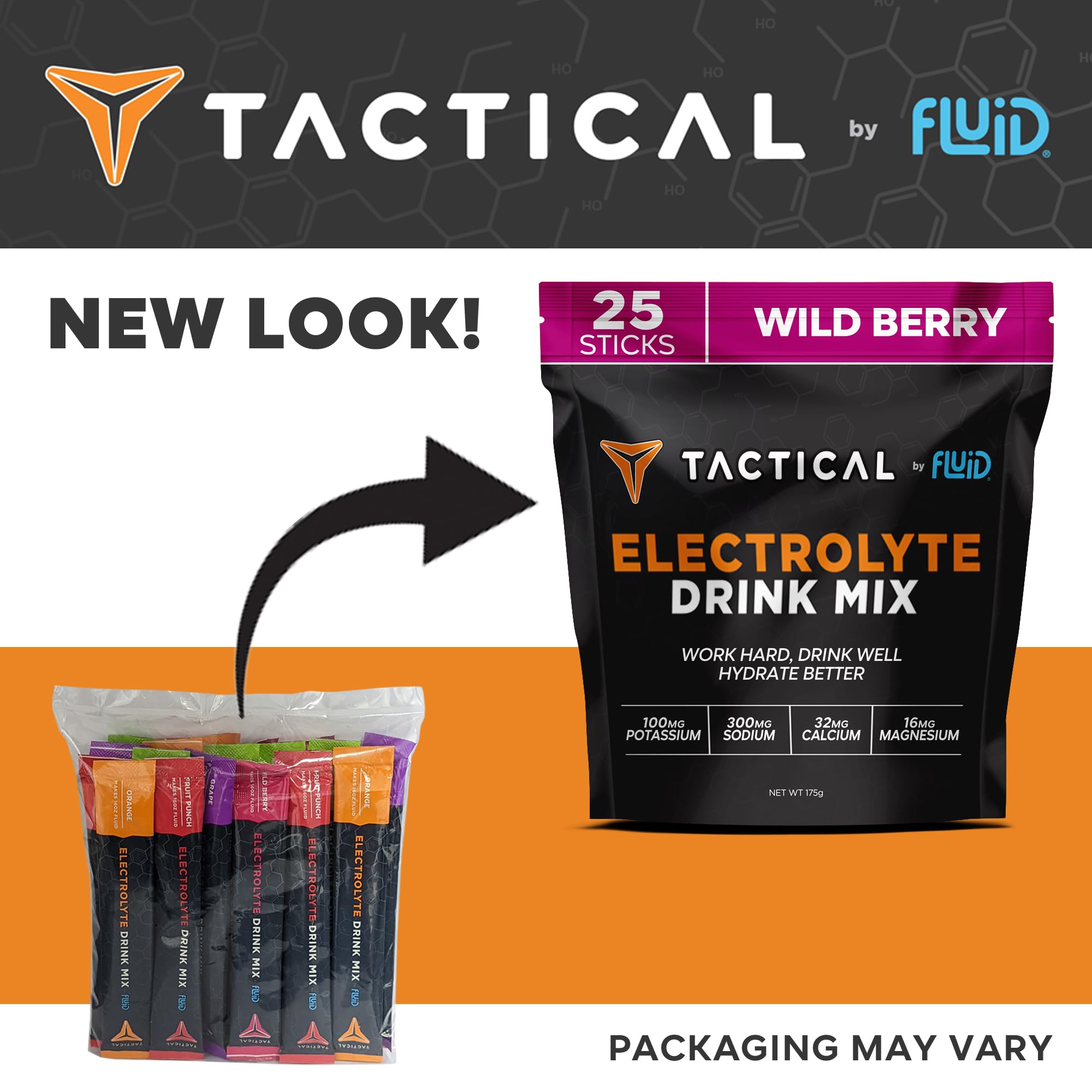 Fluid Tactical exhibe cinco sabores frutales para elegir