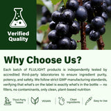 Flulight ambiente natural con producto que sugiere bienestar diario