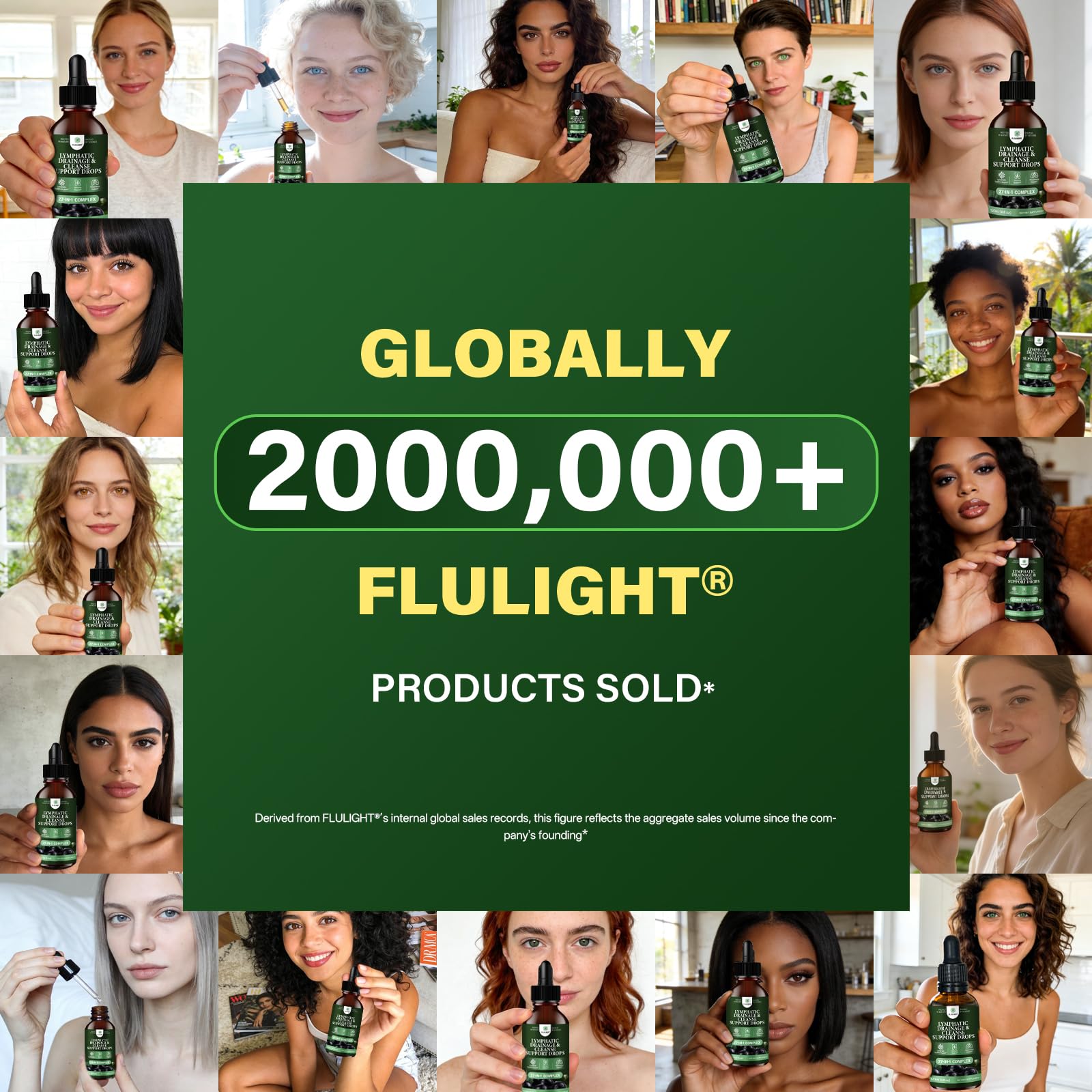 Flulight caja y frasco empaquetado listo para envío y almacenamiento seguro