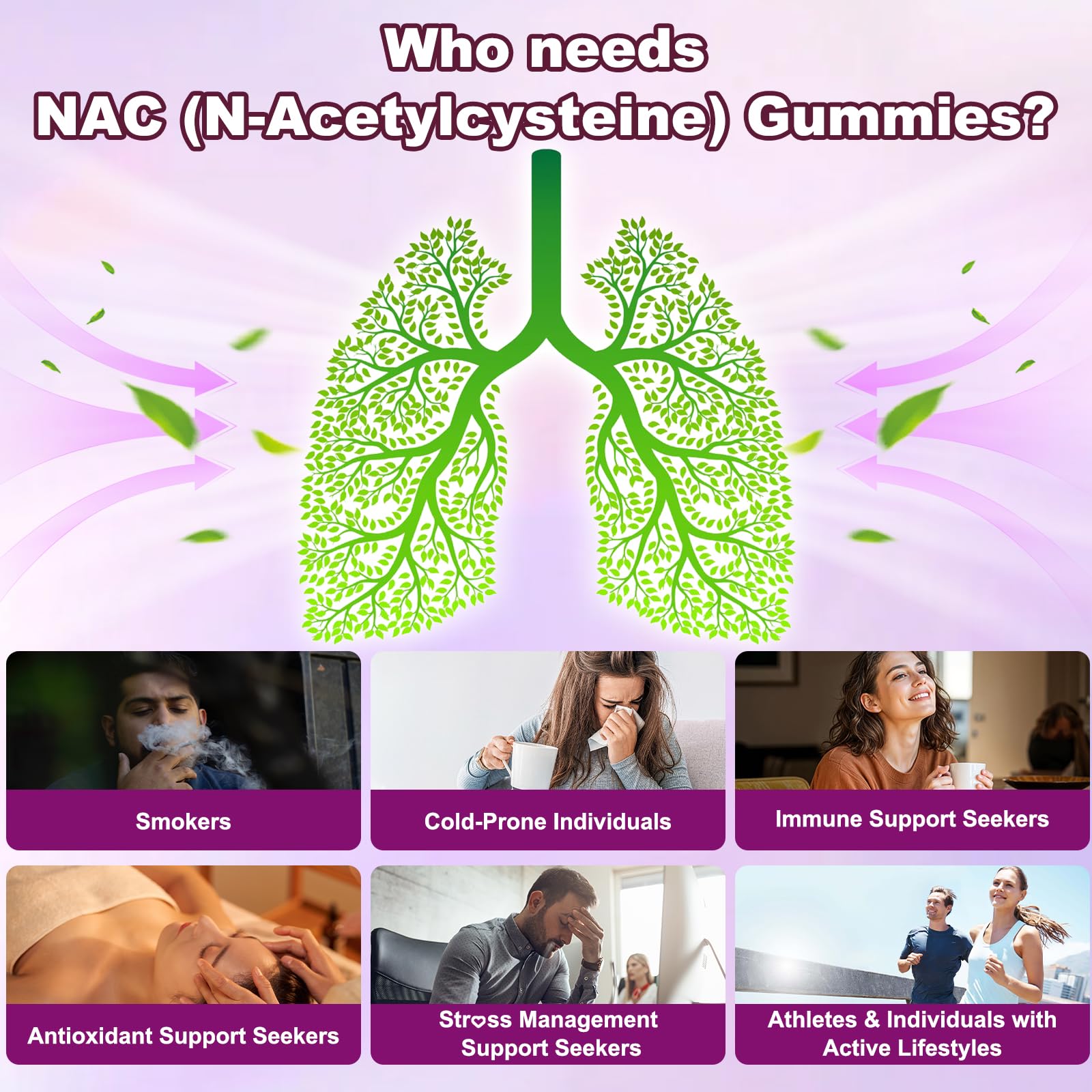 Flyrocer etiqueta de ingredientes con detalles de NAC y antioxidantes para confianza