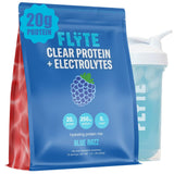 FLYTE frente del envase Blue Raspberry, presentación clara y refrescante