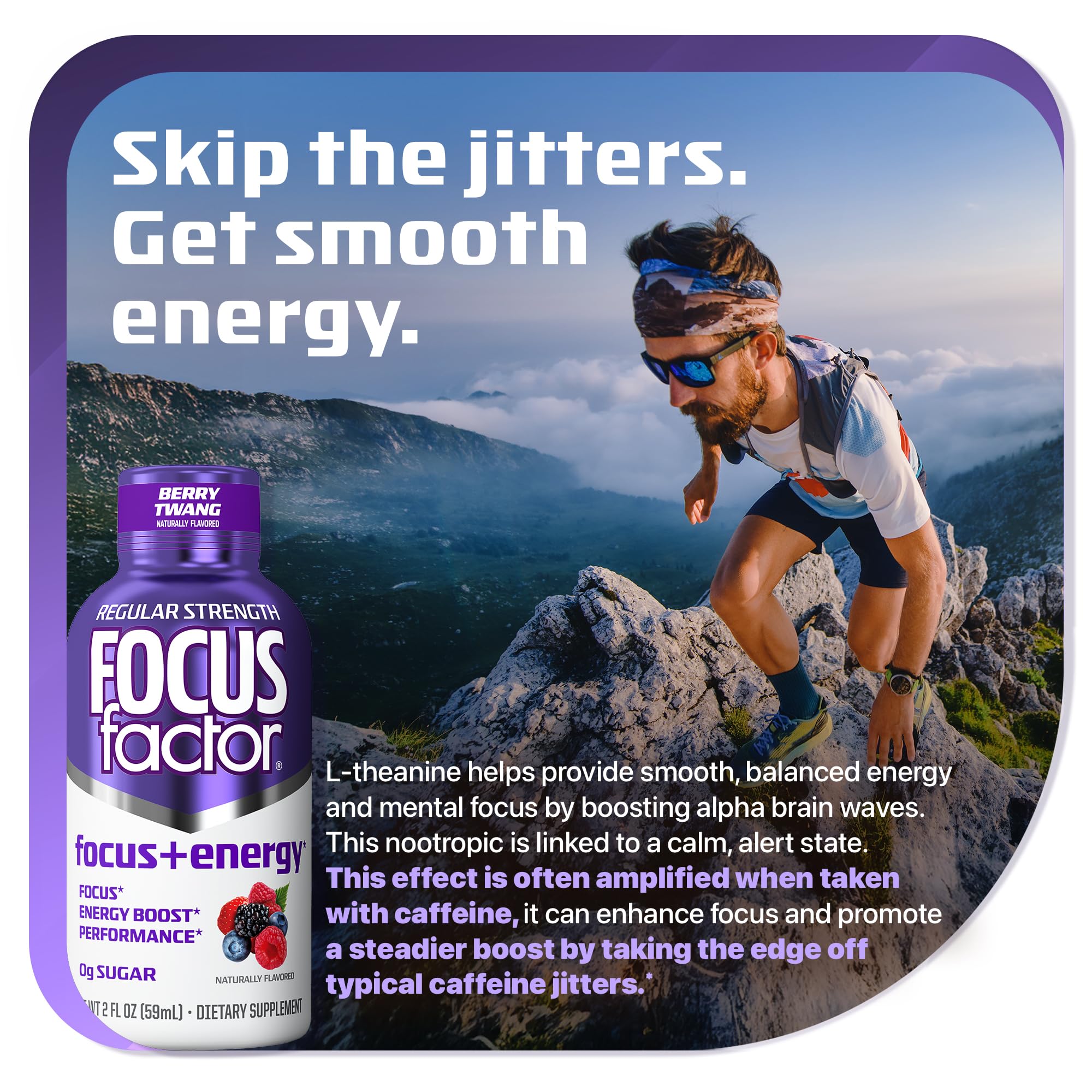 Focus Factor detalle de etiqueta y ingredientes con beneficio claridad informativa