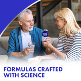 Focus Factor persona tomando cápsula en rutina matutina para concentración