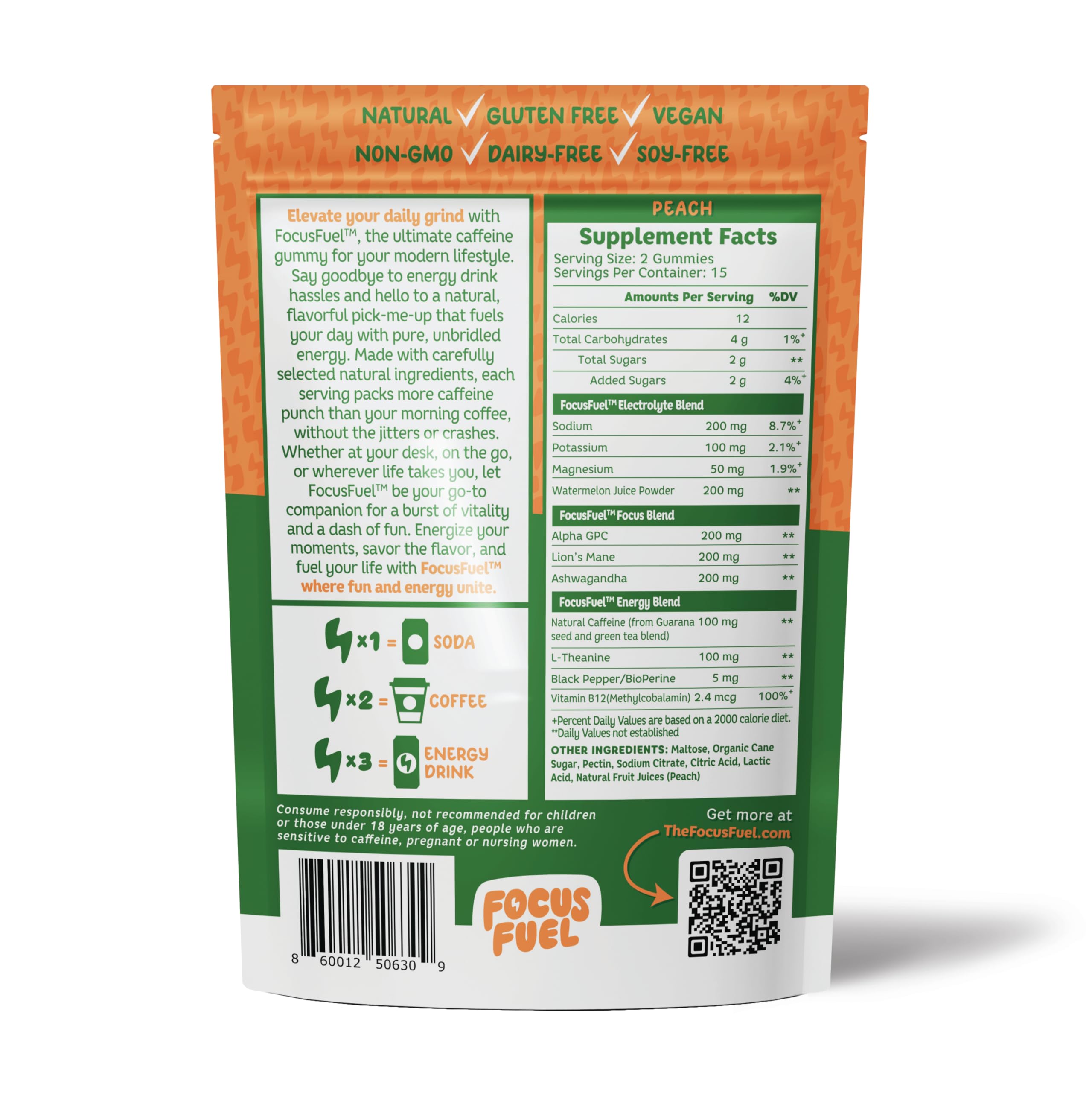 FocusFuel estilo de vida con botella y libreta mostrando energía sostenida