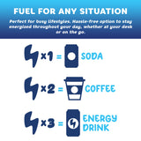 FocusFuel gomita en mano para comparar tamaño y llevar fácil