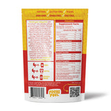 FocusFuel primer plano textura de gomita, muestra jugo real y suavidad