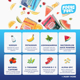 FocusFuel masticable en mano listo para consumir, energía portátil al instante