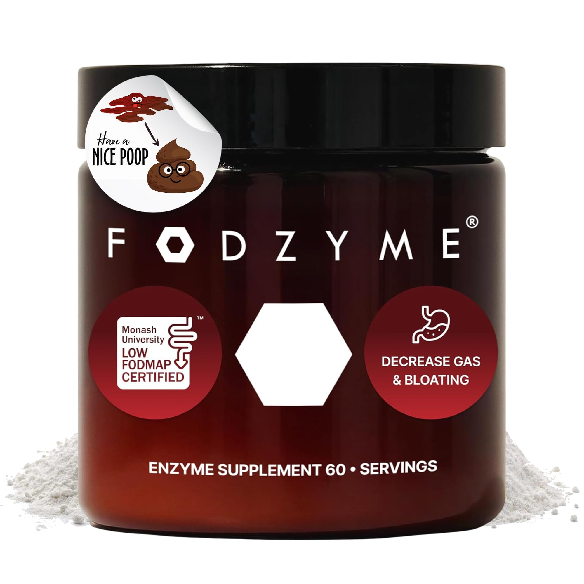 FODZYME frasco frontal mostrando presentación y facilidad de uso