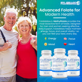 FOLATE MAXX primer plano de una cápsula para ver textura y tamaño