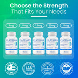 FOLATE MAXX etiqueta nutricional en detalle indicando pureza y dosificación