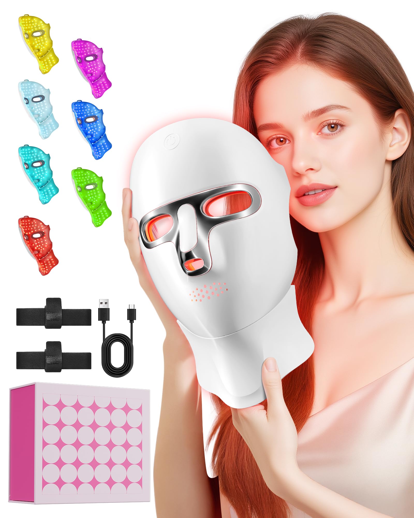FOLOKE máscara frontal mostrando ajuste cómodo y cobertura facial