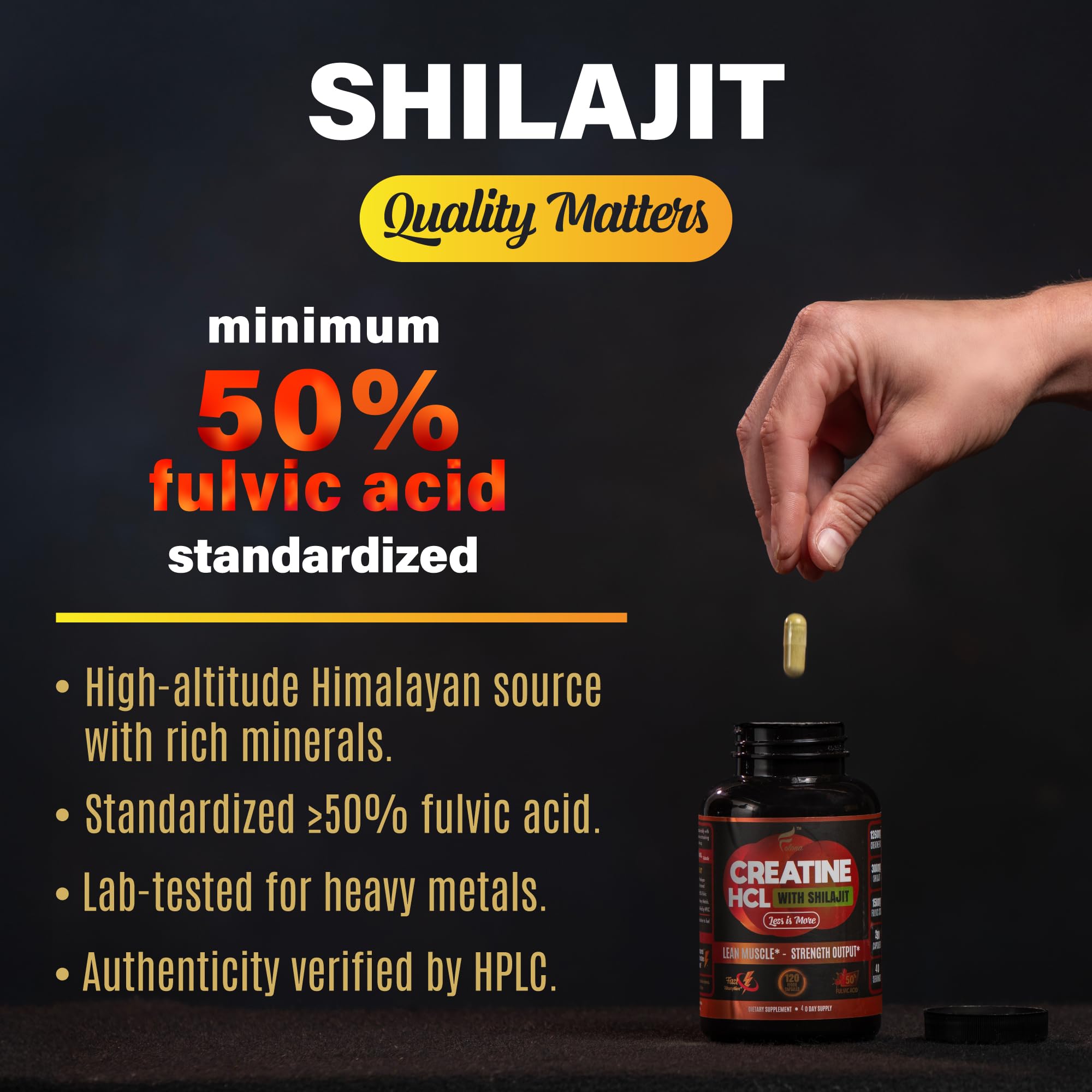 FOLONA shilajit en piedra representando origen himalayo seguro