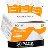 FOMIN pack frontal con 50 toallitas Citrus Harmony que ofrece frescura inmediata