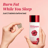 FOODOLOGY frasco junto a almohada representando uso nocturno relajante