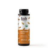 Foods Alive botella frontal de lecitina de girasol orgánica muestra etiqueta y tamaño