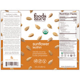 Foods Alive primer plano de la textura líquida de lecitina con apariencia suave