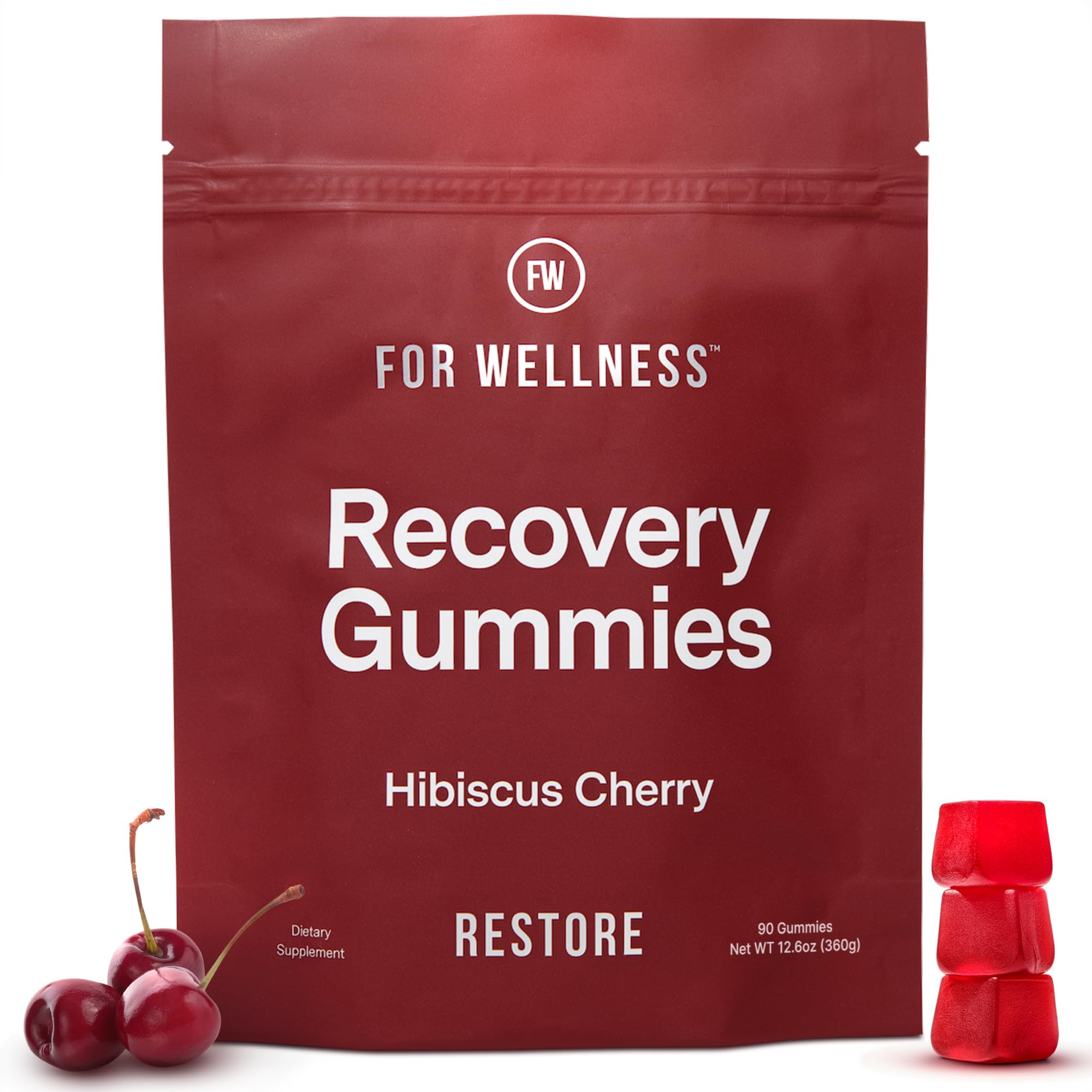 For Wellness frente del empaque mostrando etiqueta y cantidad 90 ct, beneficio de conveniencia