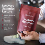 Detalle de una gominola For Wellness Restore con textura y aspecto jugoso