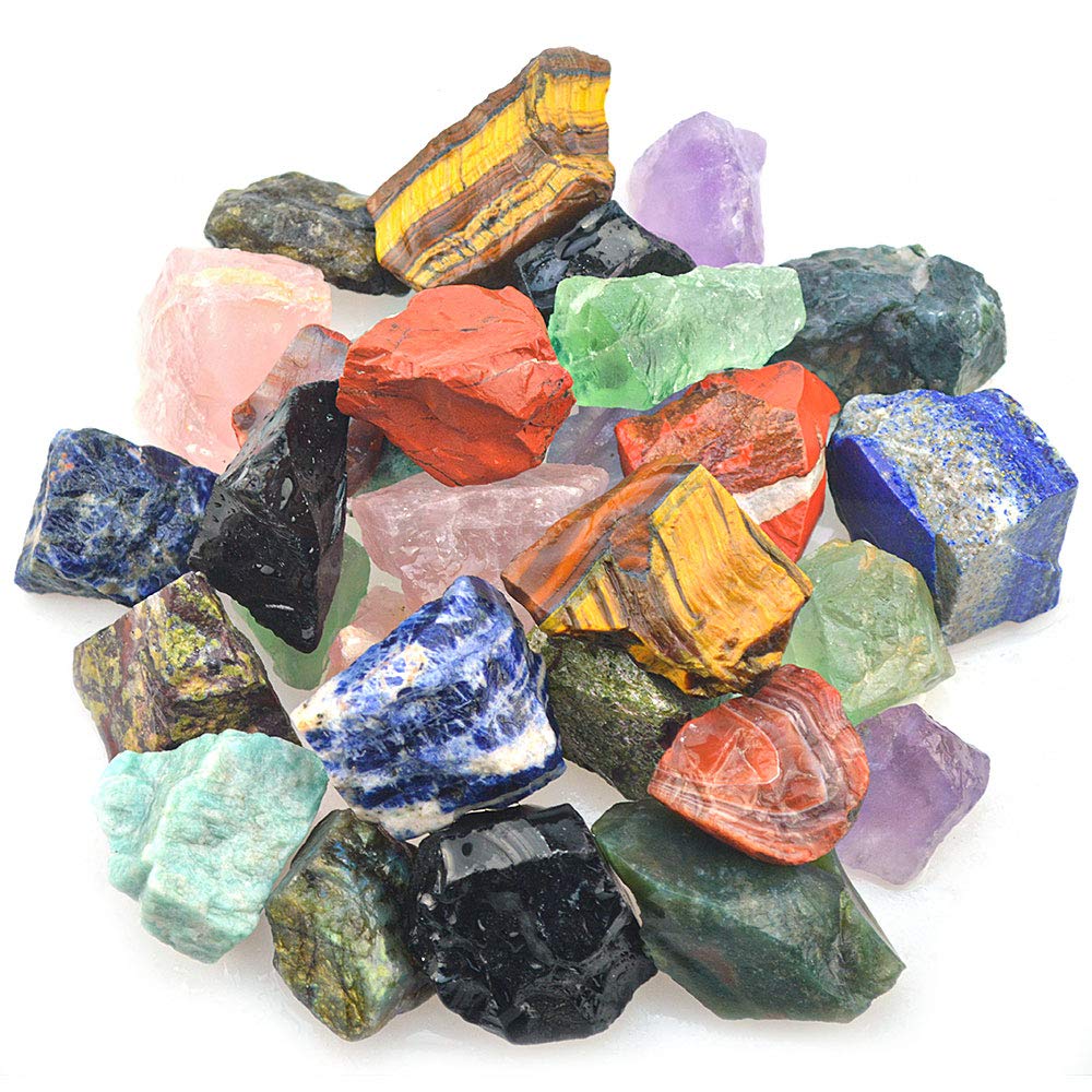 FORBY frente del paquete de piedras brutas muestra peso y mezcla