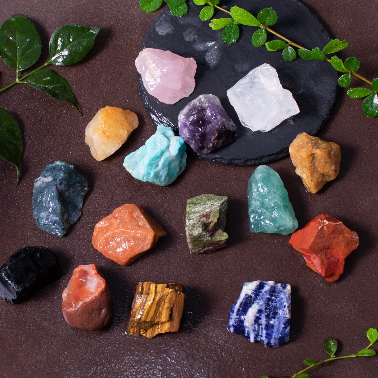 FORBY piedras durante proceso de tumbling listas para pulido y abrillantado