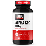 Force Factor frasco frontal mostrando etiqueta y beneficio de memoria