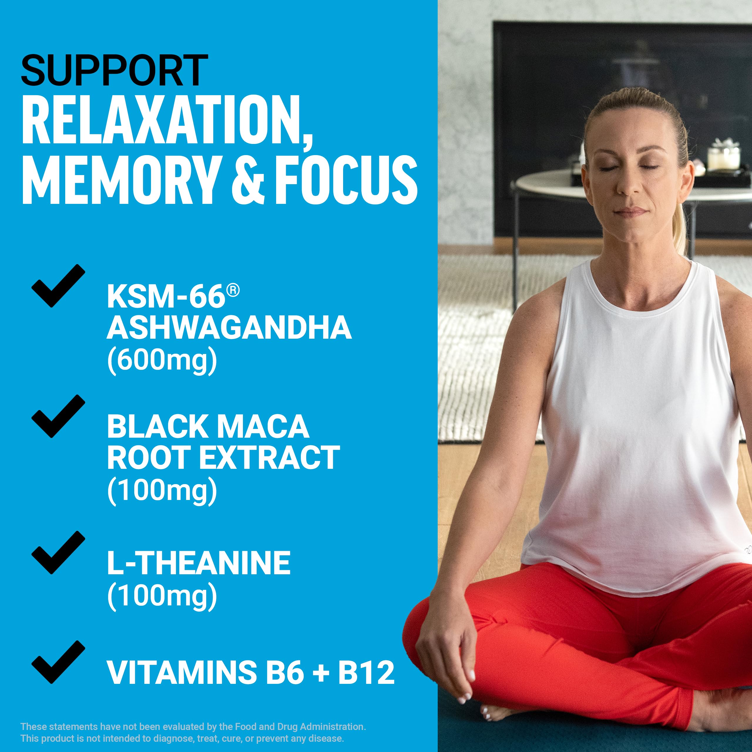 Force Factor etiqueta nutricional mostrando vitaminas B y D y dosis